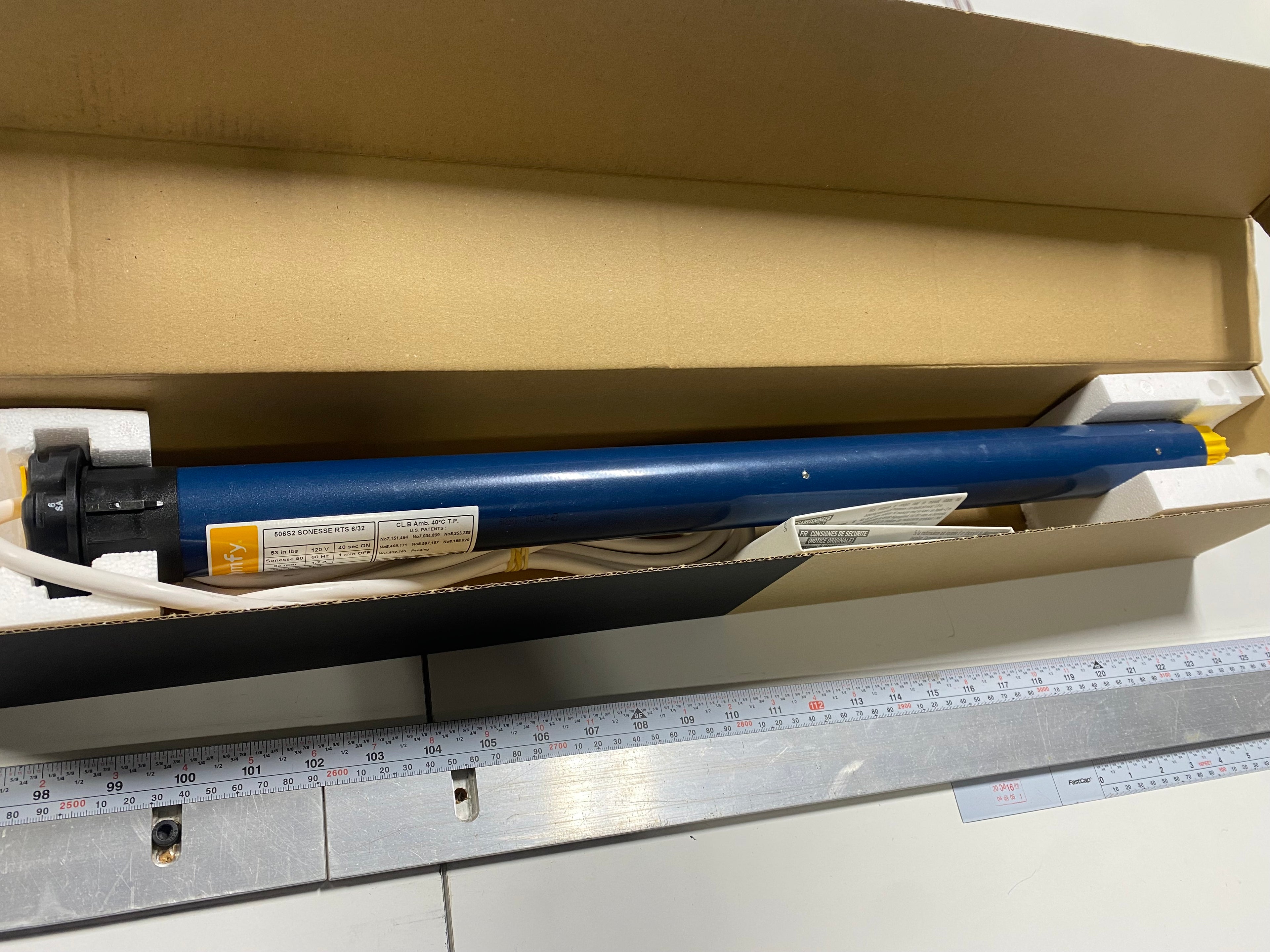 Somfy 506S2  Sonesse RTS 6/32 ENGINE, BLINDS, NEW ✅ 32 RPM. QUIET OPERATION. ✅