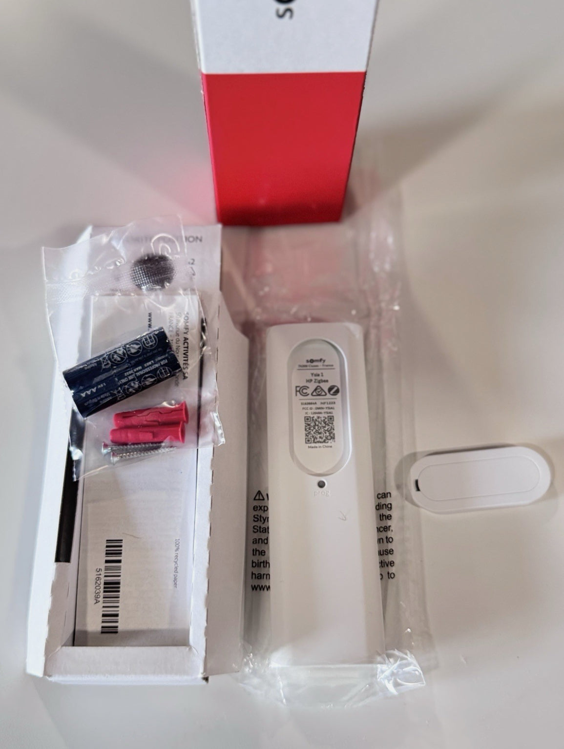 SOMFY YSIA 1 HP Zigbee Smart Motor for Shades/Blinds | Wireless Automation