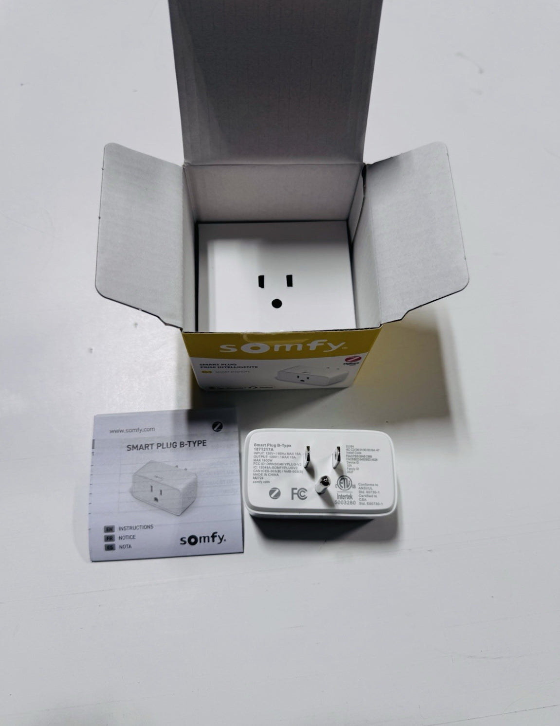 Somfy Smart Plug Zigbee
