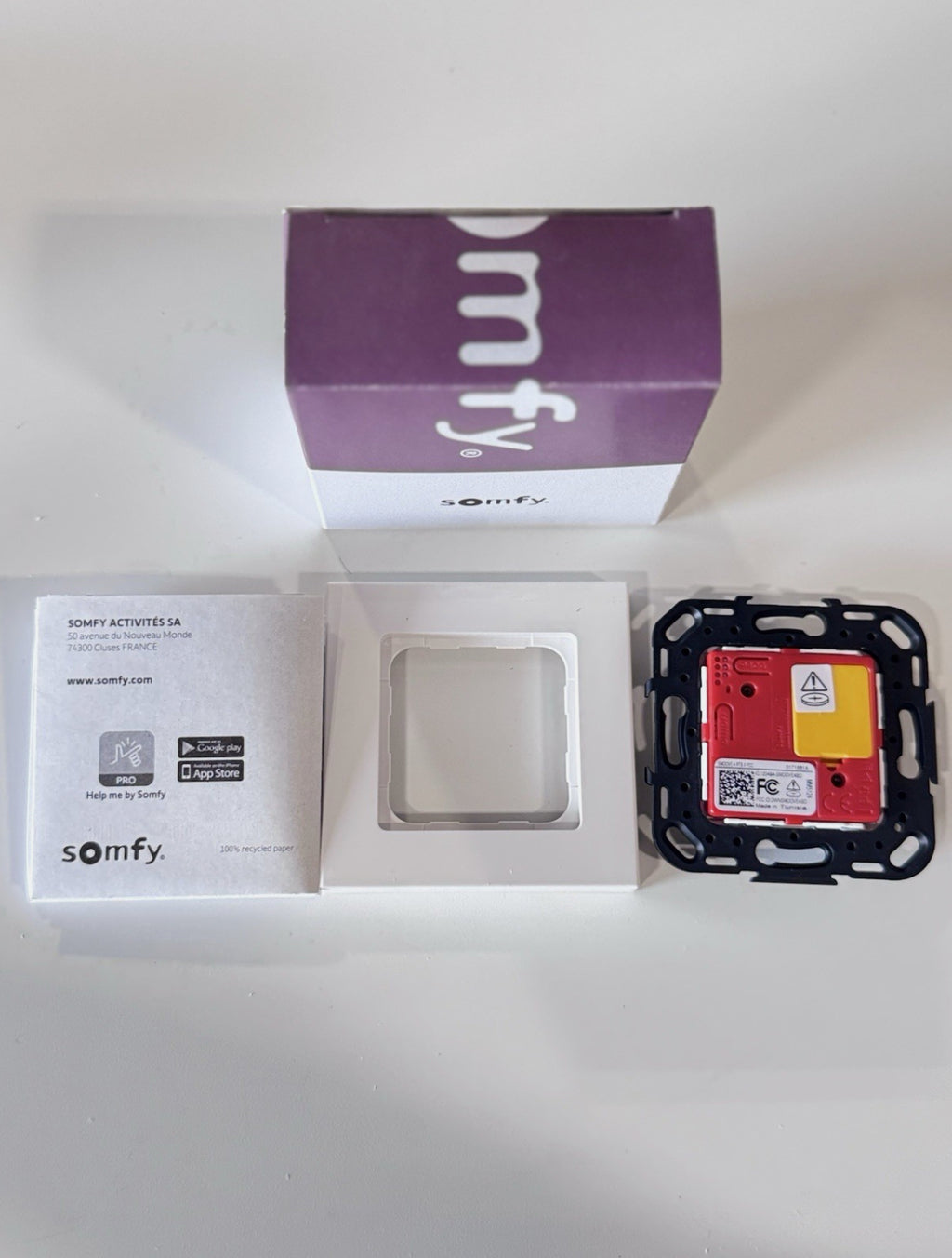 SOMFY SMOOVE 4 RTS II Remote | 4-Channel Wall Switch | FCC Certified